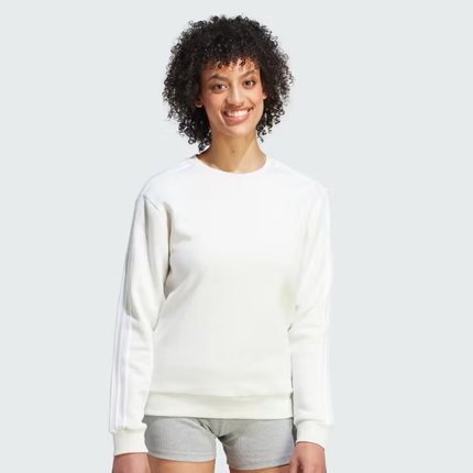 ESSENTIALS 3-STRIPES FLEECE SWEATSHIRT - IM0207