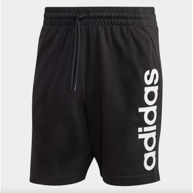 AEROREADY ESSENTIALS SINGLE JERSEY LINEAR LOGO SHORTS - IC0062