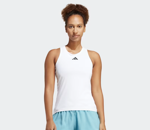 W CLUB TANK - WHITE - HZ4282