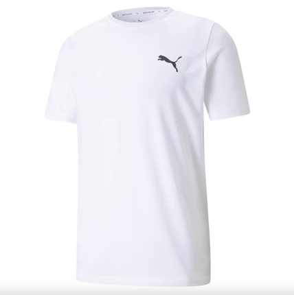 Active Small Logo Men's Tee - WHITE - 586725 02