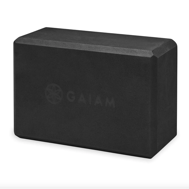 GAIAM YOGA BLOCK - BLACK- 05-63598